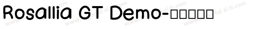 Rosallia GT Demo字体转换